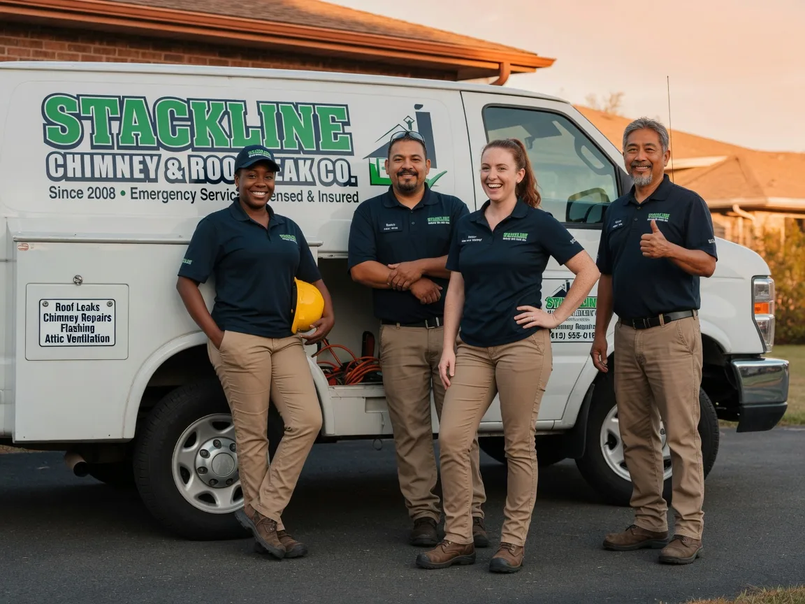 Chimney flashing repair company in Collinsville, IL